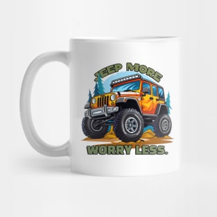 Jeep more. Worry less. Mug